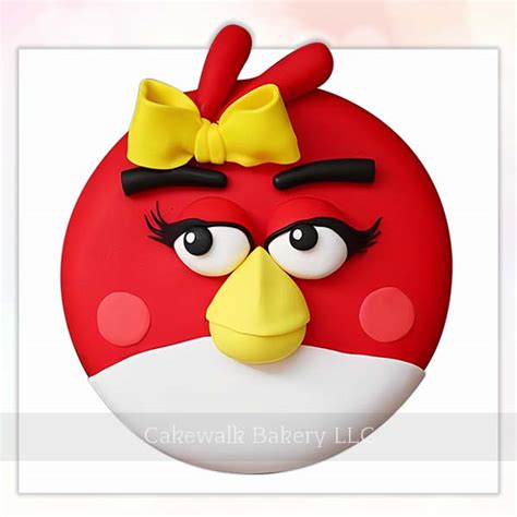 Cute Angry Bird Theme Cake