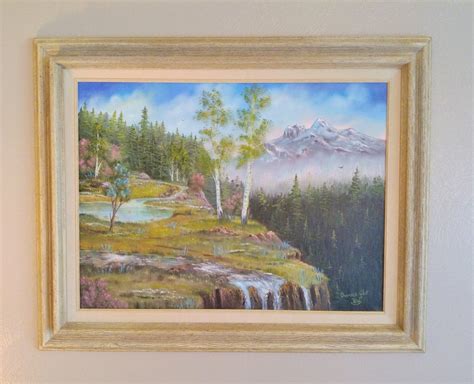 PRINT Misty Pacific Northwest Landscape Art / Foggy Cloudy - Etsy