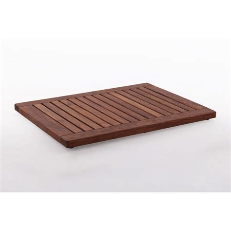 Rectangle Teak And Wood Non Slip Shower Mat Teak Wood Shower Mat Wood