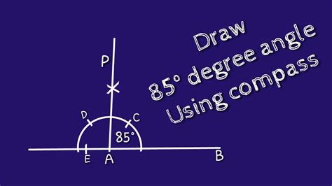 How To Draw Degree Angle With Compass Shsirclasses Youtube