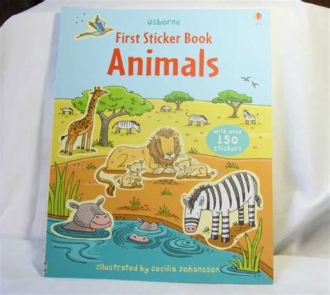 Paper Usbrone Kids Animals Sticker Book, English at Rs 180/piece in ...