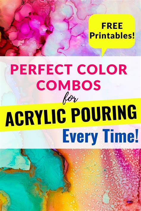 Choosing Paint Colors For Acrylic Pouring Artofit