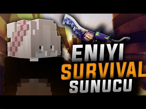 DÜNYANIN EN İYİ SURVİVAL SUNUCUSU Minecraft Server Tanıtımı YouTube