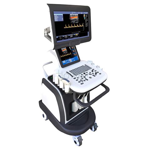 2D 3D 4D Human Color Doppler Trolley Ultrasound Scanner Trolley