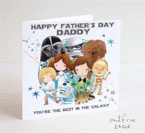 Star Wars Father's Day Card - Etsy