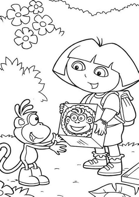 Free & Easy To Print Dora Coloring Pages - Tulamama