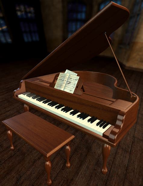 Toy Piano Daz 3d