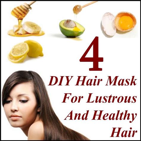 4 Diy Hair Mask For Lustrous And Healthy Hair