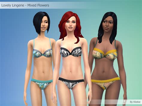 The Sims Resource Lovely Lingerie 15 Colors
