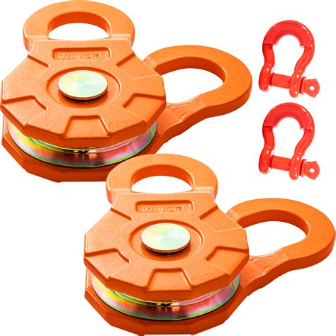 VEVOR Snatch Block Pulley Snatch 11T 25 000 LBS Capacity Recovery Winch