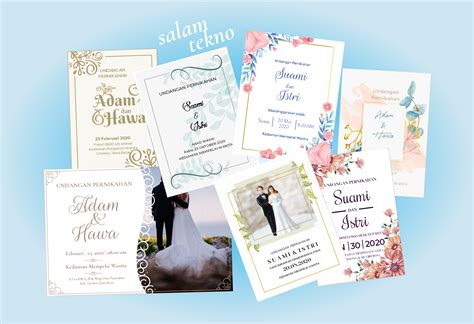 25 Contoh Desain Undangan Digital Pics