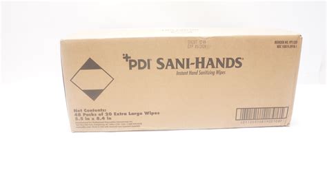 Pdi P71520 Sani Hands Instant Hand Sanitizing Wipes 55 X 84 Inch