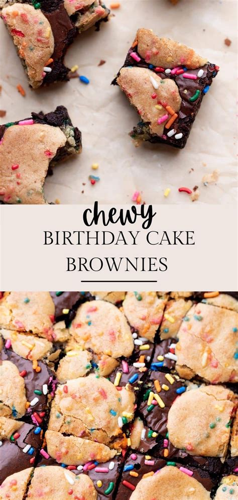 Birthday Cake Brownies Artofit