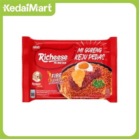 Jual Richeese Nabati Mi Instan Mi Goreng Keju Pedas Level 3 75 Gram Di