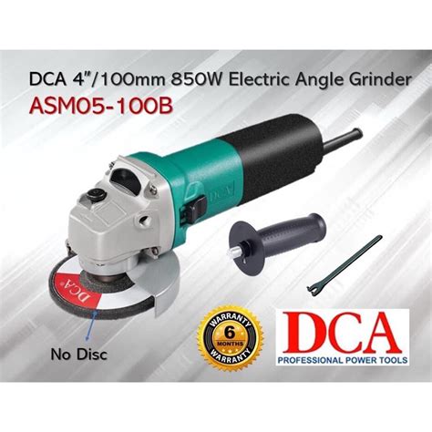 100 Original DCA ASM 05 100B Angle Grinder 100mm 4 850W Mesin