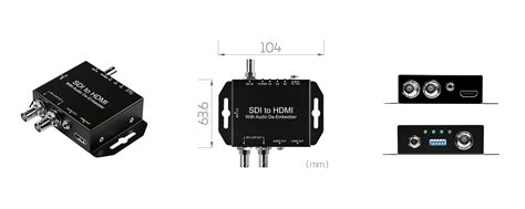 SDI To HDMI Audio De Embedder