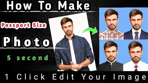 How To Make Passport Size Photo In Photoshop How To Create Passport