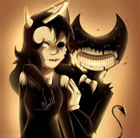 A Friendly Embrace Batim Fanart By Theartisticlizard On Deviantart