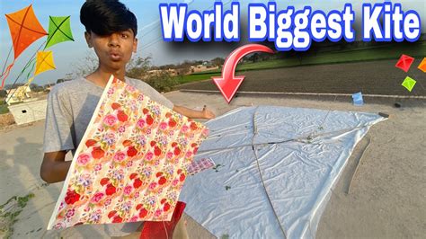 World Biggest Kite Bana Lea Yo Yo Youtube