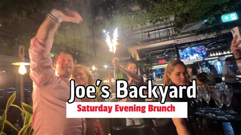 Joes Backyard Saturday Evening Brunch Holiday Inn Hotel Dubai