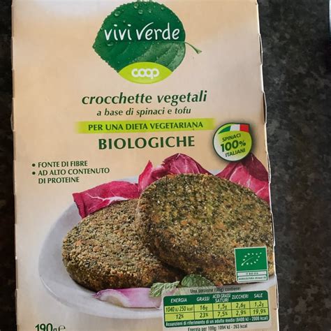 Vivi Verde Coop Crocchette Vegetali A Base Di Spinaci E Tofu Review