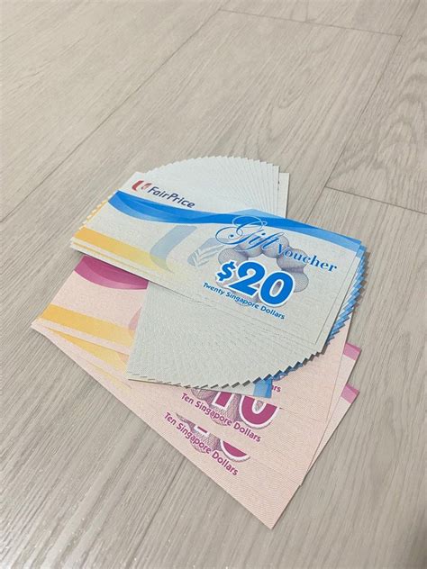 NTUC Fairprice Voucher Worth 550 Tickets Vouchers Vouchers On