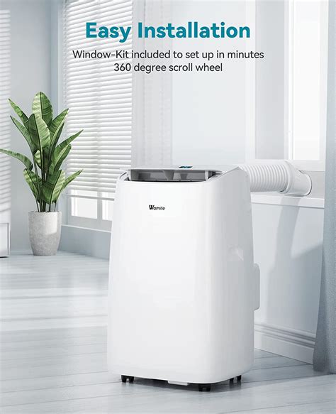 Buy Wamife Smart Portable Air Conditioner With Heater 12000 Btu For Room Up To 400 Sq Ft Cool