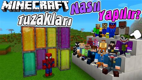 MİNECRAFT TA SÜPER TUZAK YAPIYORUZ Minecraft Videoları SuperAbuzi