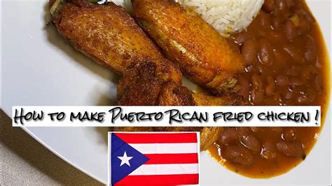 How To Make Puerto Rican Crispy Fried Chicken Youtube