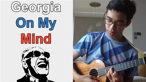 Georgia On My Mind Ukulele Tutorial Ray Charles Youtube