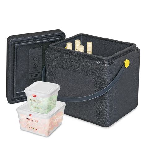 Thermobox Kühlbox Transport und Isolierbox Inhalt 20 Liter Clip