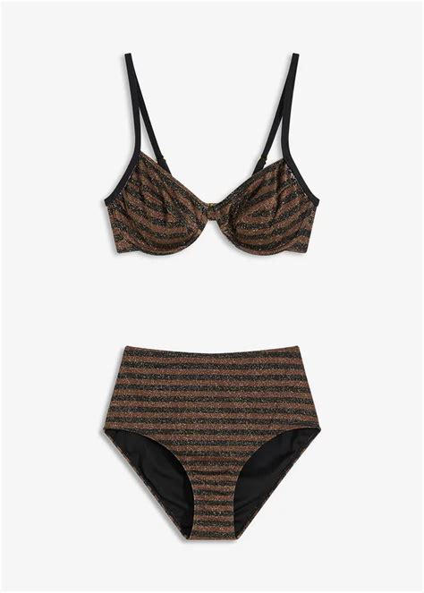 Połyskujące bikini na fiszbinach części cena zł sklep bonprix