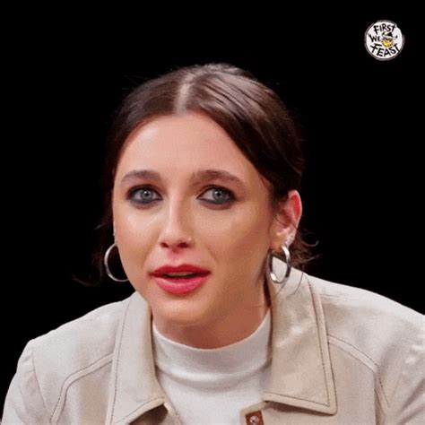 Hot Ones Emma Chamberlain By First We Feast Find Share On GIPHY