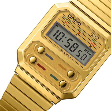 Casio Vintage Watch A100 Series Gold A100weg 9a Urban Attitude