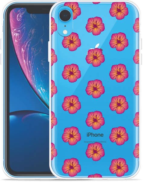 Cazy Hoesje Geschikt Voor IPhone Xr Hawaiiaanse Bloem II Bol