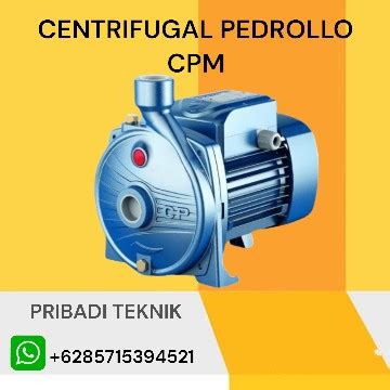 Jual Pompa Centrifugal Pedrollo Cpm B Kw Hp V Phase