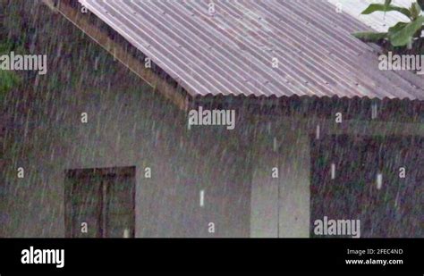 Rain Falls Onto A Roof Stock Videos And Footage Hd And 4k Video Clips