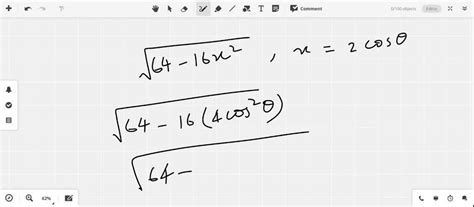 SOLVED Use The Trigonometric Substitution To Write The Algebraic