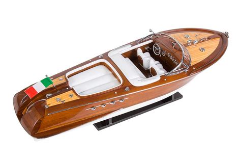 Buy Seacraft Gallery Riva Aquarama Wooden Model Ship 27 White Interior Assembled Wooden Toy