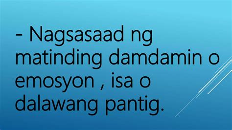 Mga Paraan Ng Pagpapahayag Ng Emosyon Ppt