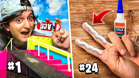 DESMASCAREI 24 MITOS SOBRE TECH DECK EM 24 HORAS YouTube