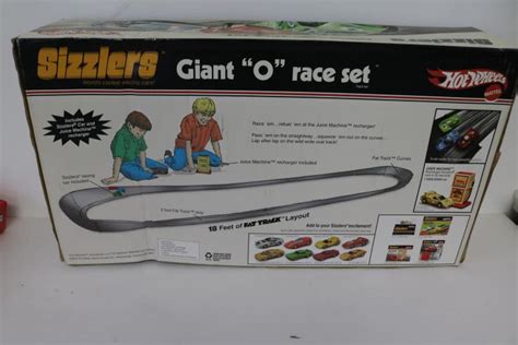 Hot Wheels Sizzlers Fat Track Giant O Race Set With Redlines And My XXX Hot Girl