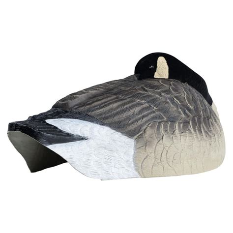 Rugged Series Canada Sleeper Shell Decoys Flocked Head 6 Pack Hardcore Waterfowl
