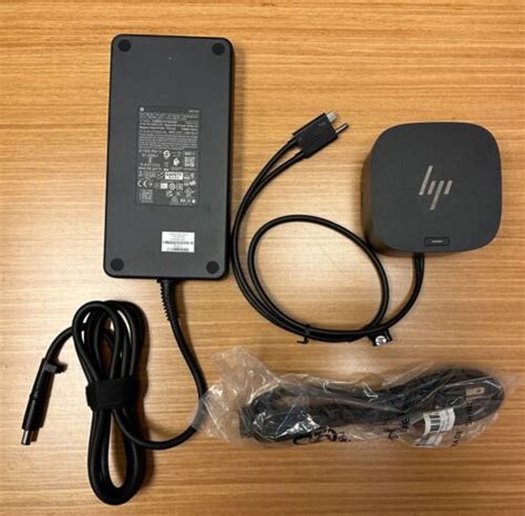 Hp Thunderbolt G4 Docking Station With Combo Cable And 280w Ac Adapter 4j0g4aa Aba 196068757946 Ebay