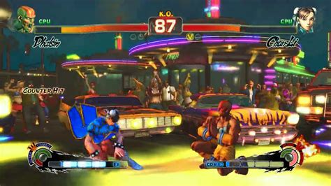 Ultra Street Fighter IV CPU Battle Dhalsim Vs Chun Li YouTube