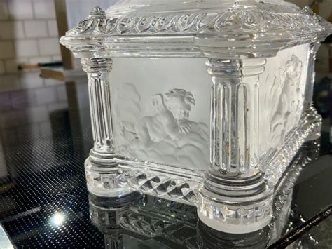 Baccarat Jugendstil Bleikristall Schatulle France Um Kaufen Auf