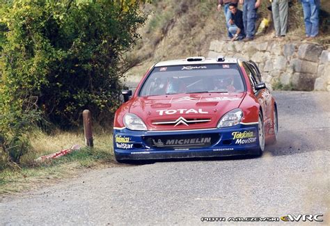 Loeb Sébastien Elena Daniel Citroën Xsara WRC Rallye Sanremo