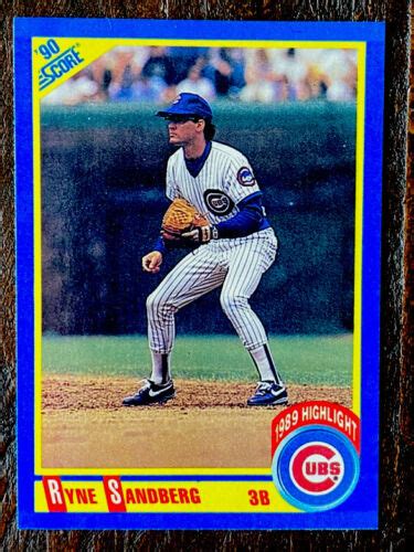 Mavin Score Ryne Sandberg Highlight B Error Card Very Rare