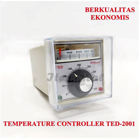 Jual TEMPERATURE CONTROLLER TED 2001 THERMO CONTROL THERMOSTAT