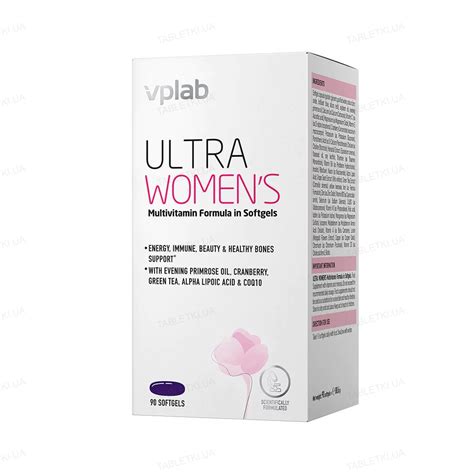Мультивитаминная формула для женщин VPLab Ultra Woman's Multivitamin ...